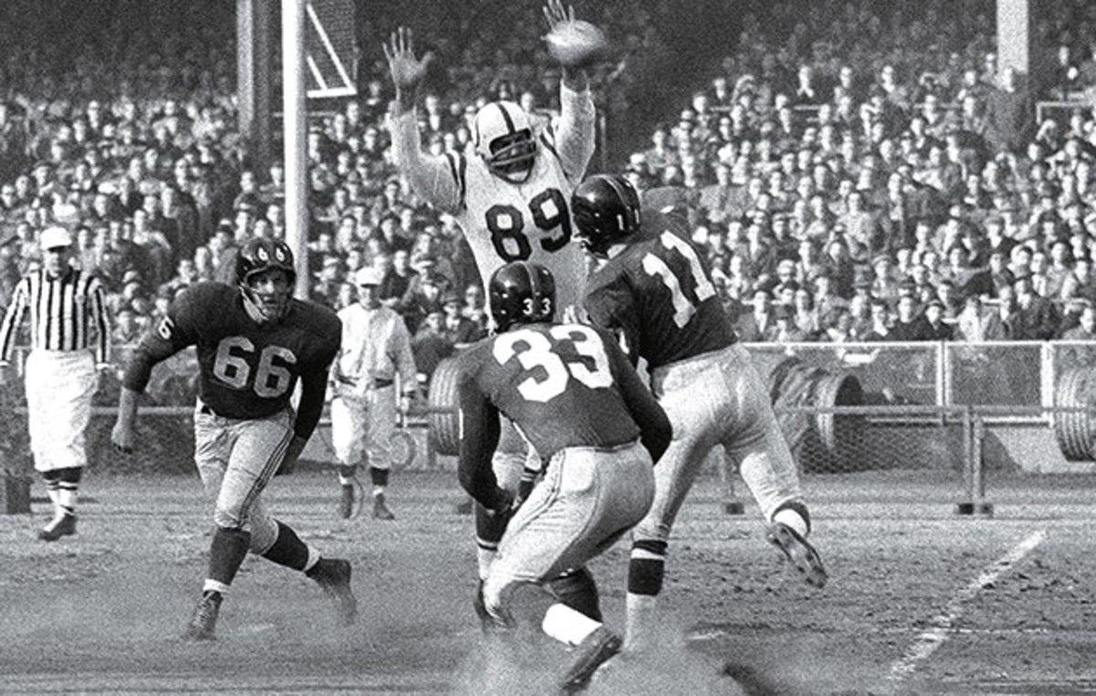 Marchetti had to be taken into the locker room moments before the Colts won the first sudden-death game in NFL history.